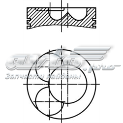 Поршень в зборі 0305902 MAHLE