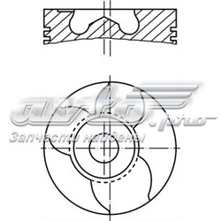 Поршня на 1 циліндр, STD 1511000 MAHLE