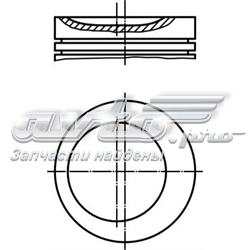 Поршень в зборі 0812101 MAHLE