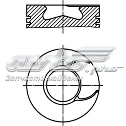 Поршня на 1 циліндр, STD 2136600 MAHLE