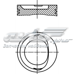 Поршень в зборі 2137000 MAHLE