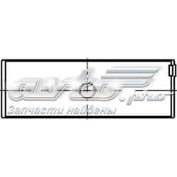 Folhas inseridas de cambota de biela, kit, padrão (STD) para Audi 200 (44, 44Q)