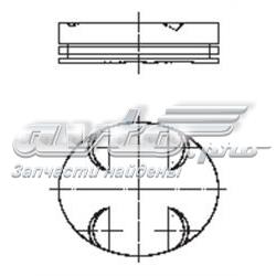 Поршня, 1-й ремонт (+0,25) 0052401 MAHLE