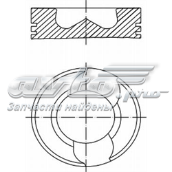 Поршень в зборі 0309700 MAHLE