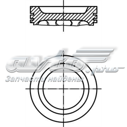 Поршень на 1 цилиндр 0219600 Mahle Original