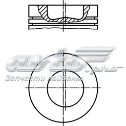 Поршень в зборі 2274800 MAHLE