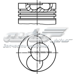 Поршень в зборі 0304001 MAHLE