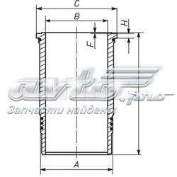 Купить 099LW00104001 Mahle Original Гильза поршневая