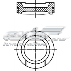 Поршень в зборі 0330101 MAHLE