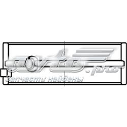 Вкладыши коленвала коренные, комплект, 2-й ремонт (+0,50) 011HS18118050 Mahle Original