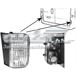 Ліхтар заднього ходу правий 4395930 VAN WEZEL