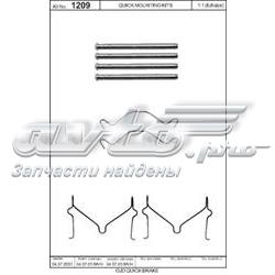 Комплект пружинок крепления дисковых колодок передних 1209 Quick Brake