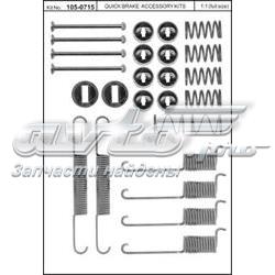 105-0715 Quick Brake kit de reparação das sapatas do freio