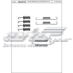 Монтажний комплект задніх барабанних колодок 1050774 QUICK BRAKE