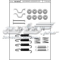 105-0816 Quick Brake kit de montagem das sapatas traseiras de tambor