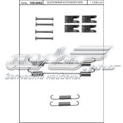 105-0862 Quick Brake kit de montagem das sapatas traseiras de tambor