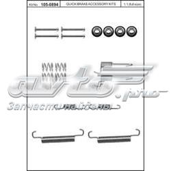 1050894 Quick Brake kit de montagem das sapatas traseiras de tambor