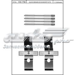 Комплект пружинок крепления дисковых колодок передних 1091796 Quick Brake