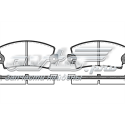 Sapatas do freio traseiras de disco Renault 18 134