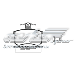 Sapatas do freio traseiras de disco Audi 80 89, 89Q, 8A