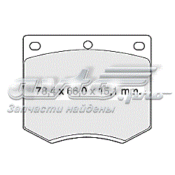 Передние тормозные колодки D359E Dafmi