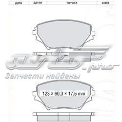 Передние тормозные колодки D215E Dafmi