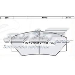 Передние тормозные колодки D983E Dafmi