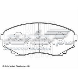 ADM54270 Blue Print sapatas do freio dianteiras de disco