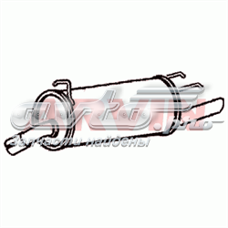 Выхлоп задний Polmostrow FP5040G32 цена, от 49.78 USD