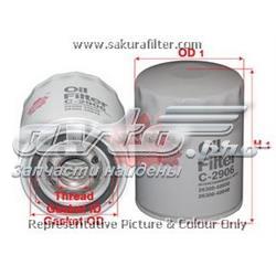 C2906 Sakura Масляный фильтр двигателя
