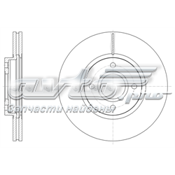 EY161125BAN Ford disco do freio dianteiro