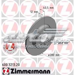 600321320 Zimmermann disco do freio traseiro