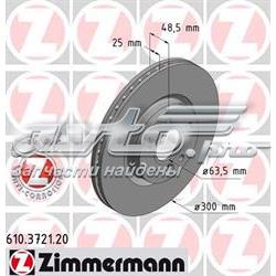 610372120 Zimmermann disco do freio dianteiro