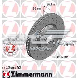 530246452 Zimmermann disco do freio dianteiro