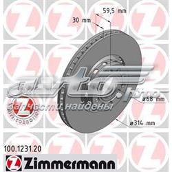 Купить 100123120 Zimmermann Ротор тормозной