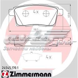 Тормозные колодки Zimmermann 245451701