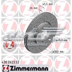 430262352 Zimmermann disco do freio dianteiro