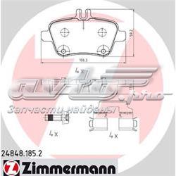 24848.185.2 Zimmermann sapatas do freio traseiras de disco