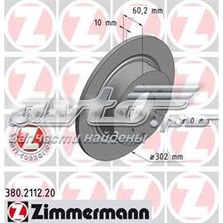 380211220 Zimmermann disco do freio traseiro