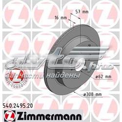 540249520 Zimmermann disco do freio traseiro