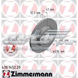 430145220 Zimmermann disco do freio dianteiro