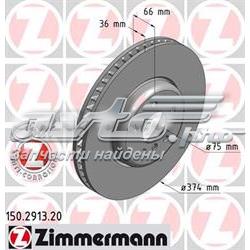 150291320 Zimmermann disco do freio dianteiro