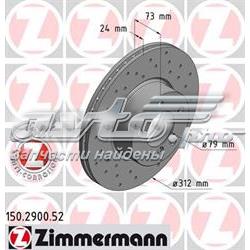 150290052 Zimmermann disco do freio dianteiro