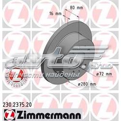 230237520 Zimmermann disco do freio traseiro