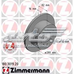 180301920 Zimmermann disco do freio traseiro