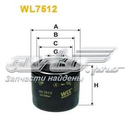 WL7512 WIX filtro de óleo