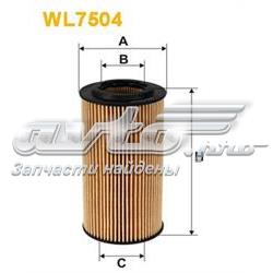 WL7504 WIX filtro de óleo