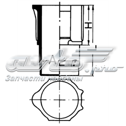 Гильза поршневая 89309110 Kolbenschmidt
