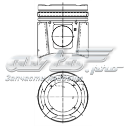 Поршень на 1 цилиндр 99697600 Kolbenschmidt