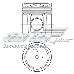 99985600 Kolbenschmidt pistão do kit para 1 cilindro, std